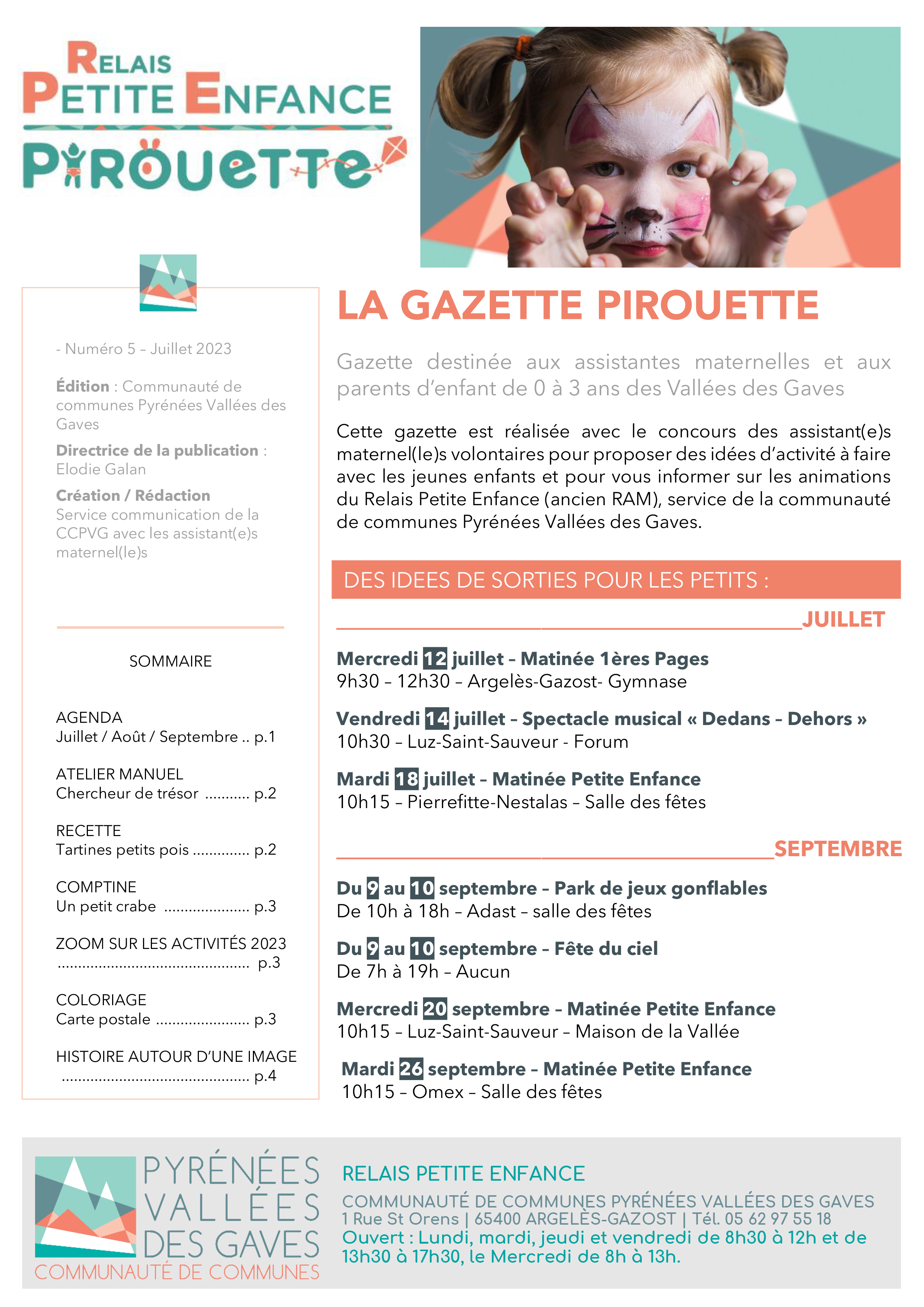 La Gazette Pirouette Juillet Communaut De Communes Pyr N Es Vall Es Des Gaves